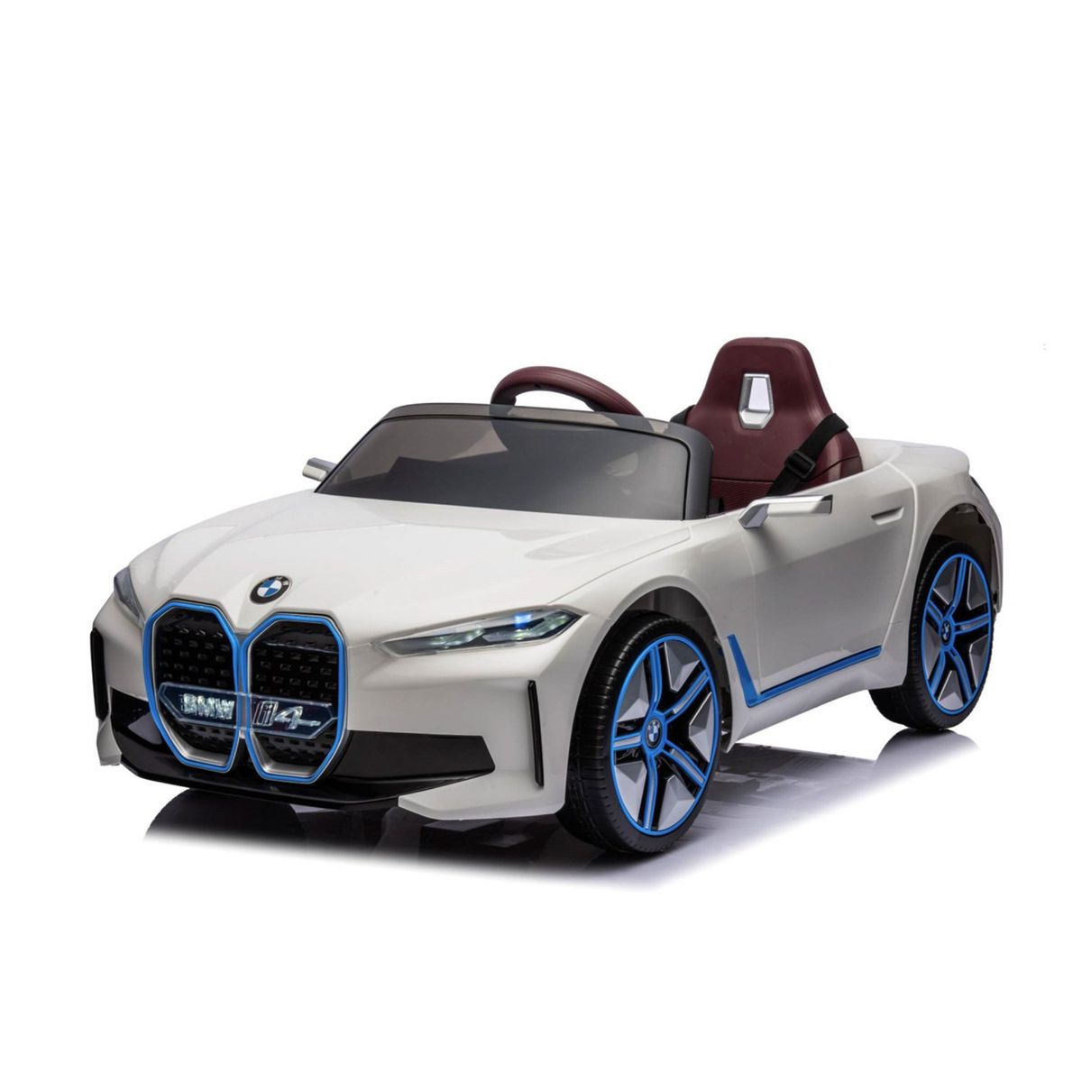 KIDSCOOL - Auto A Bateria Bmw I4 Blanco 12V Kidscool