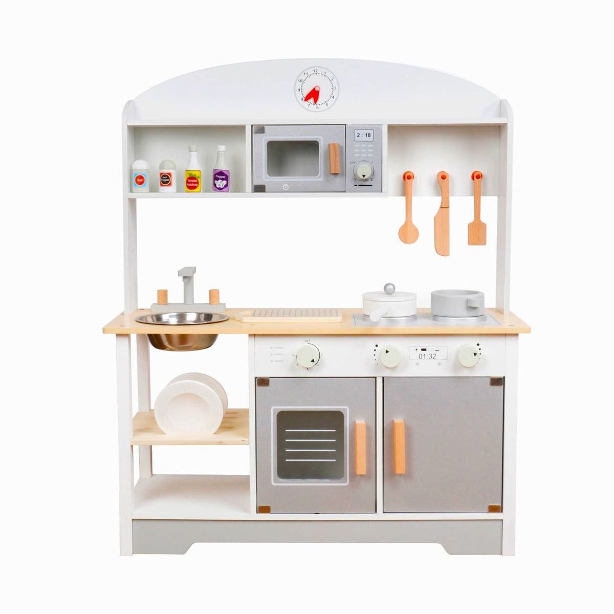 KIDSCOOL - Cocina Montessori Blanca + Accesorios Kidscool