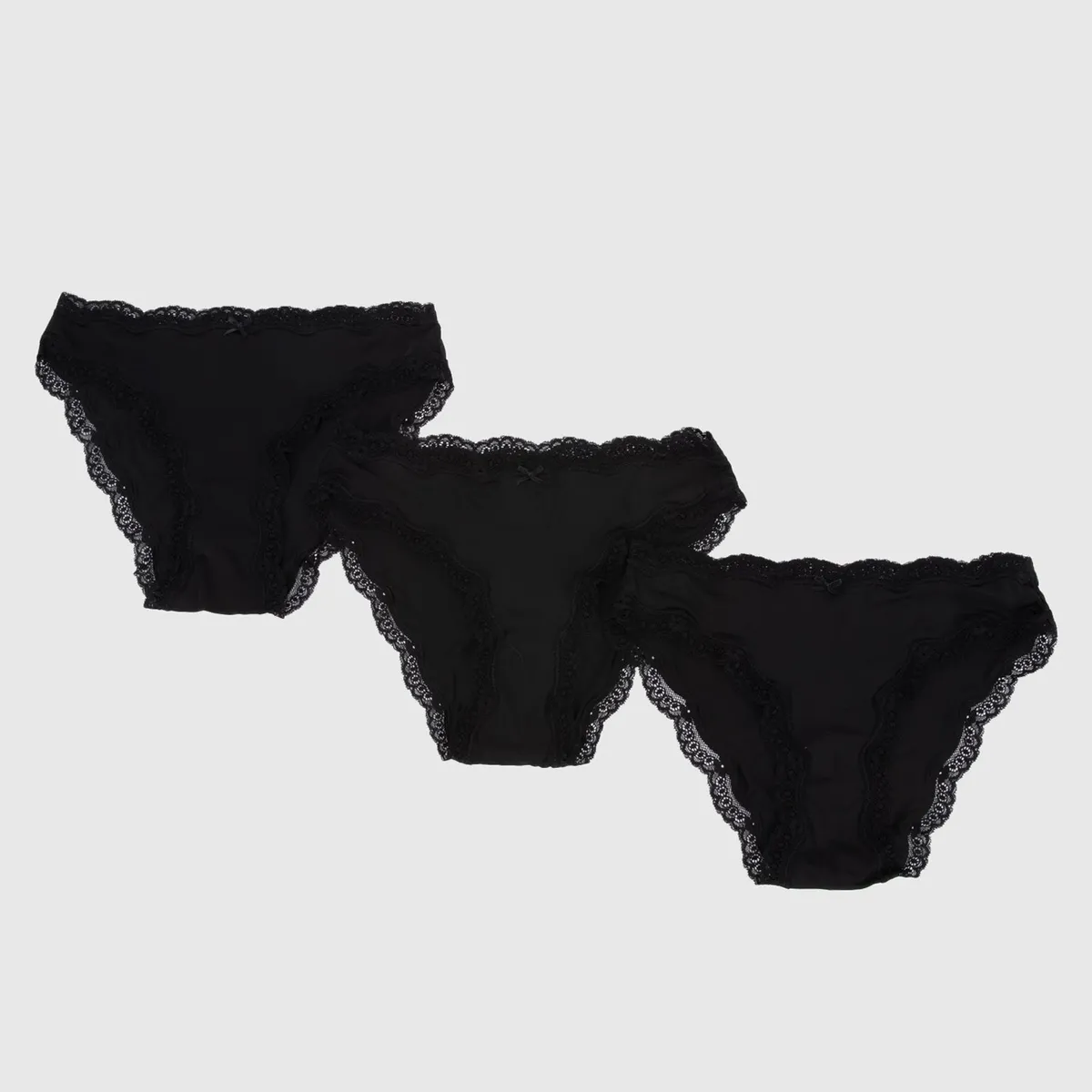ETAM - Pack 3 Calzones Slip Jim Encaje Mujer Etam