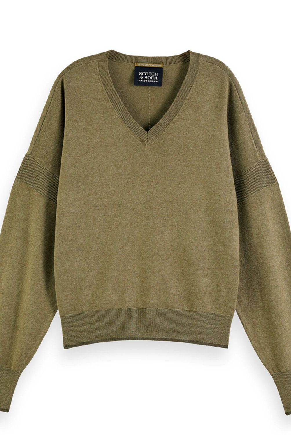 SCOTCHSODA - Sweater Cuello En V Mujer Scotchsoda