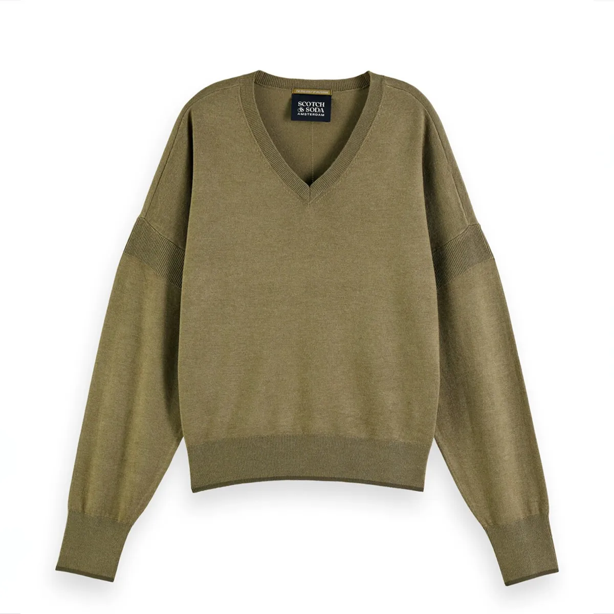 SCOTCHSODA - Sweater Cuello En V Mujer Scotchsoda