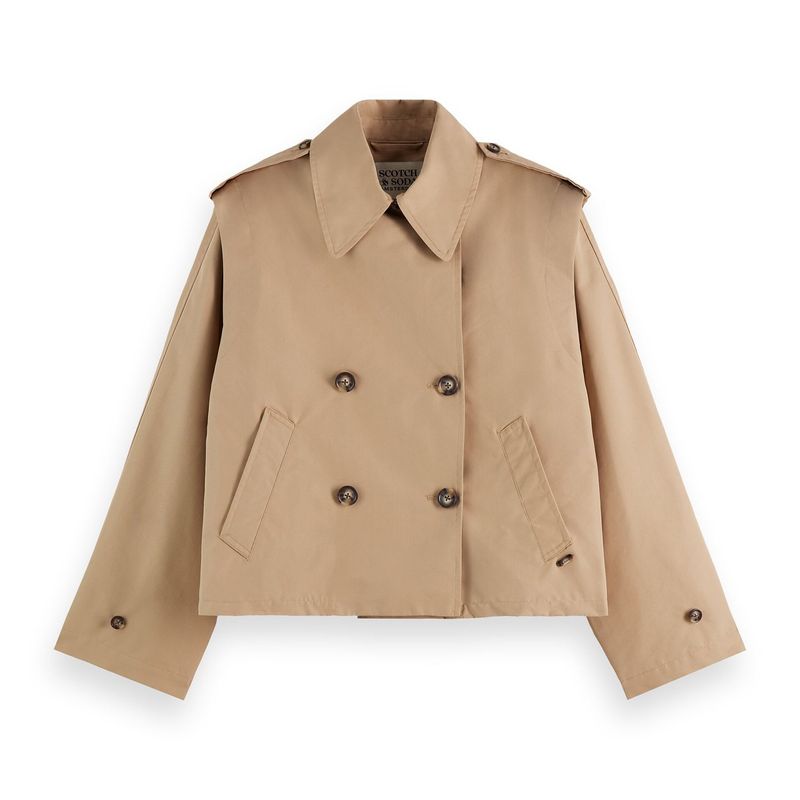 SCOTCHSODA - Trench Cropped Mujer Scotchsoda
