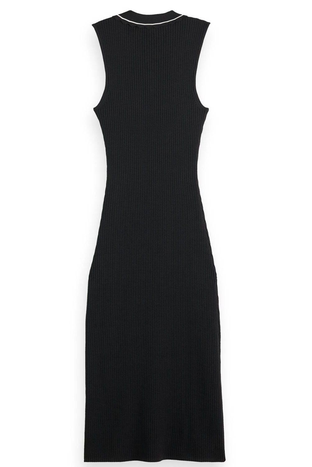 SCOTCHSODA - Vestido De Punto Con Cuello Acanalado Mujer Scotchsoda