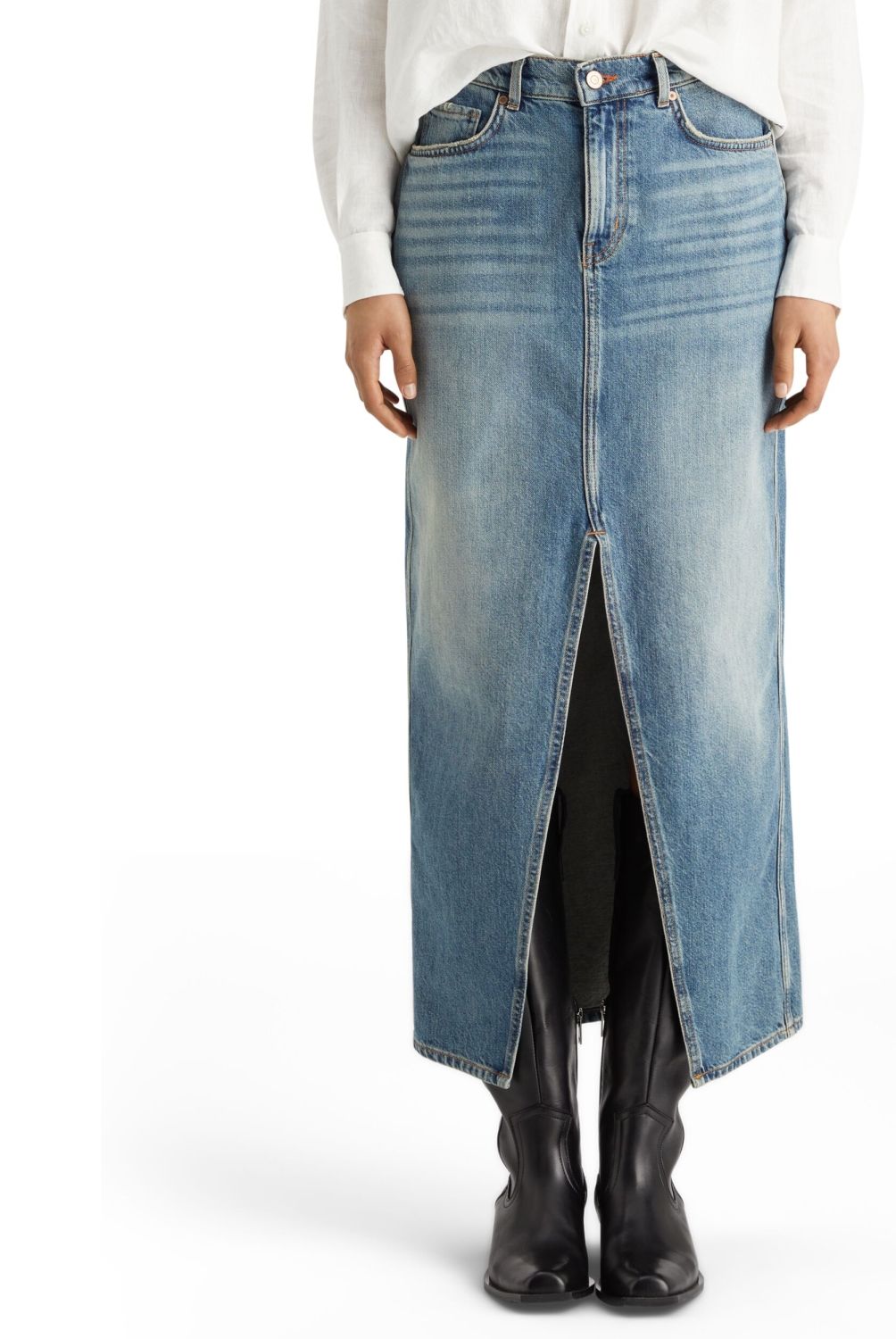 SCOTCHSODA - Falda Denim Mujer Scotchsoda