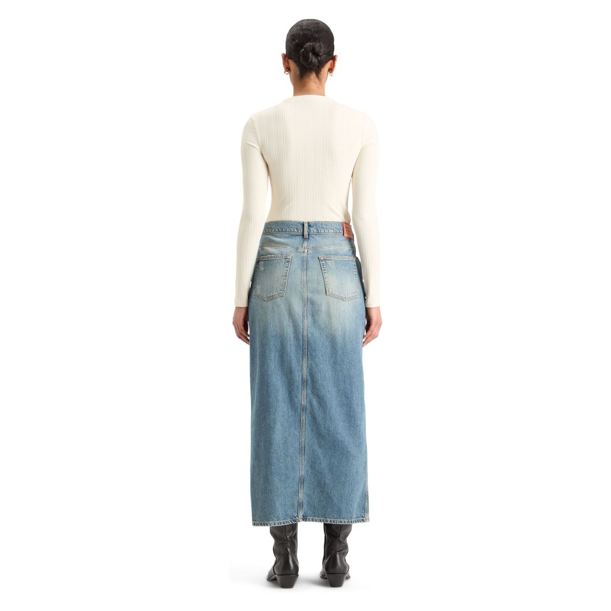 SCOTCHSODA - Falda Denim Mujer Scotchsoda
