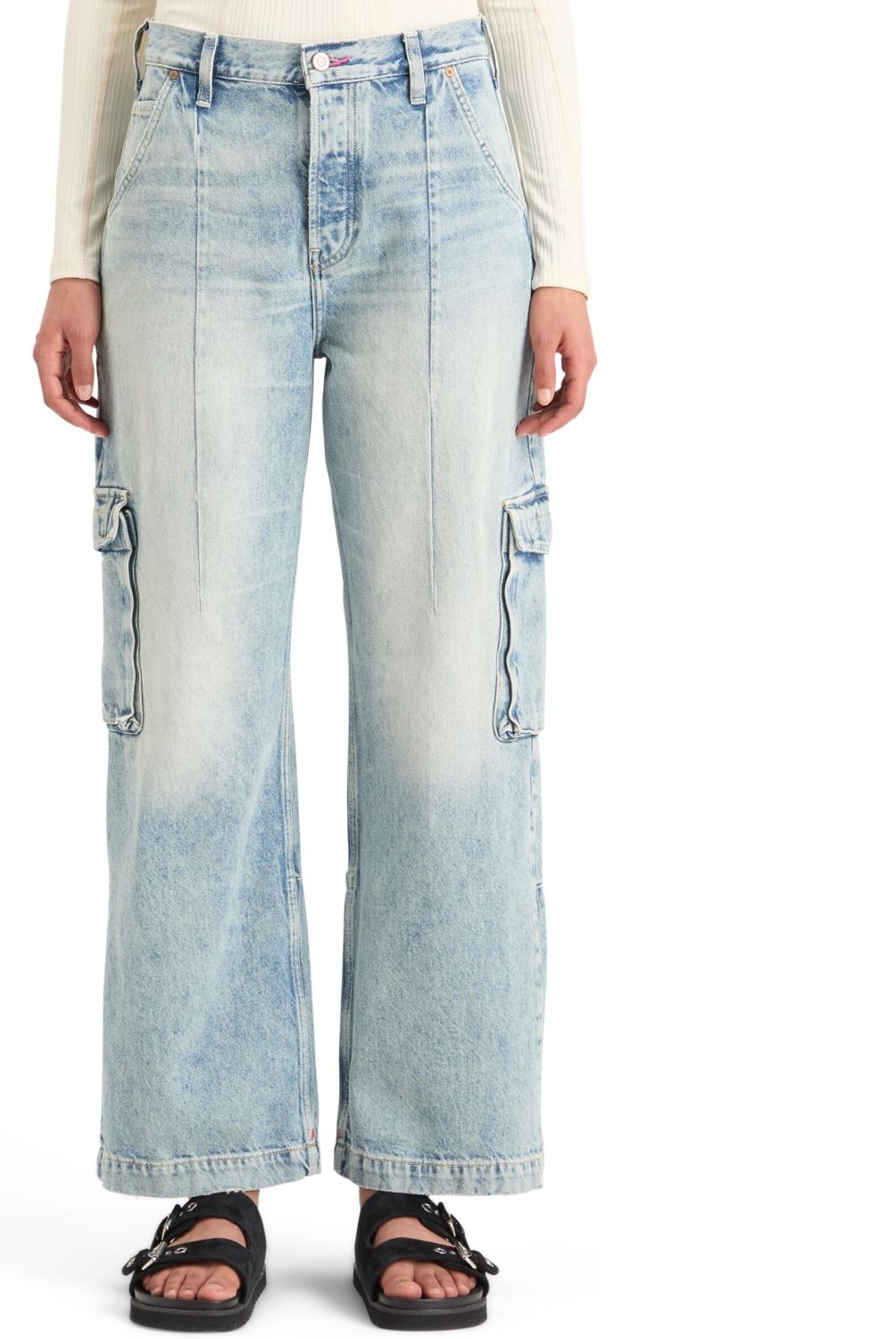 SCOTCHSODA - Jeans Cargo Mujer Scotchsoda
