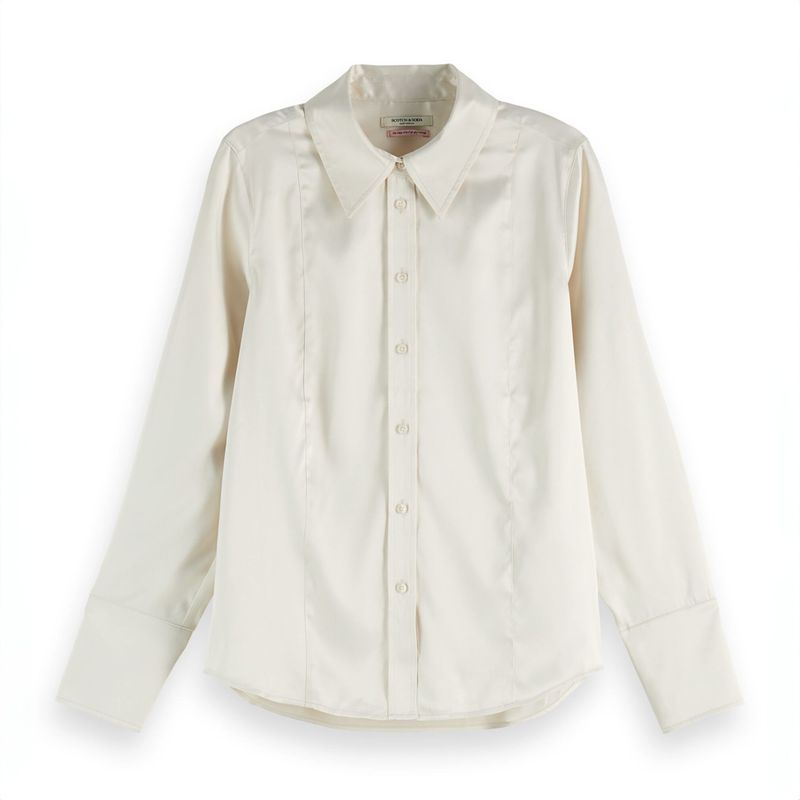 SCOTCHSODA - Blusa Satinada Mujer Scotchsoda