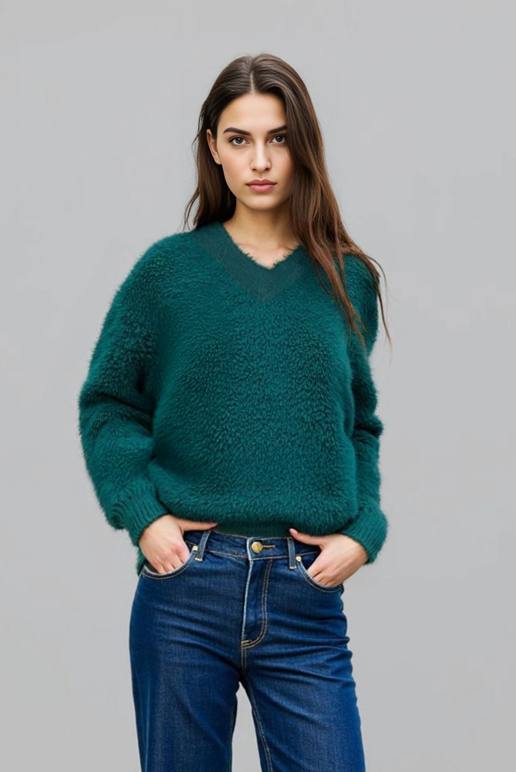 SCOTCHSODA - Sweater Cuello En V Mujer Scotchsoda