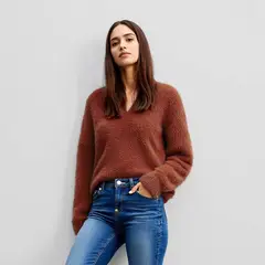 SCOTCHSODA - Sweater Cuello En V Mujer