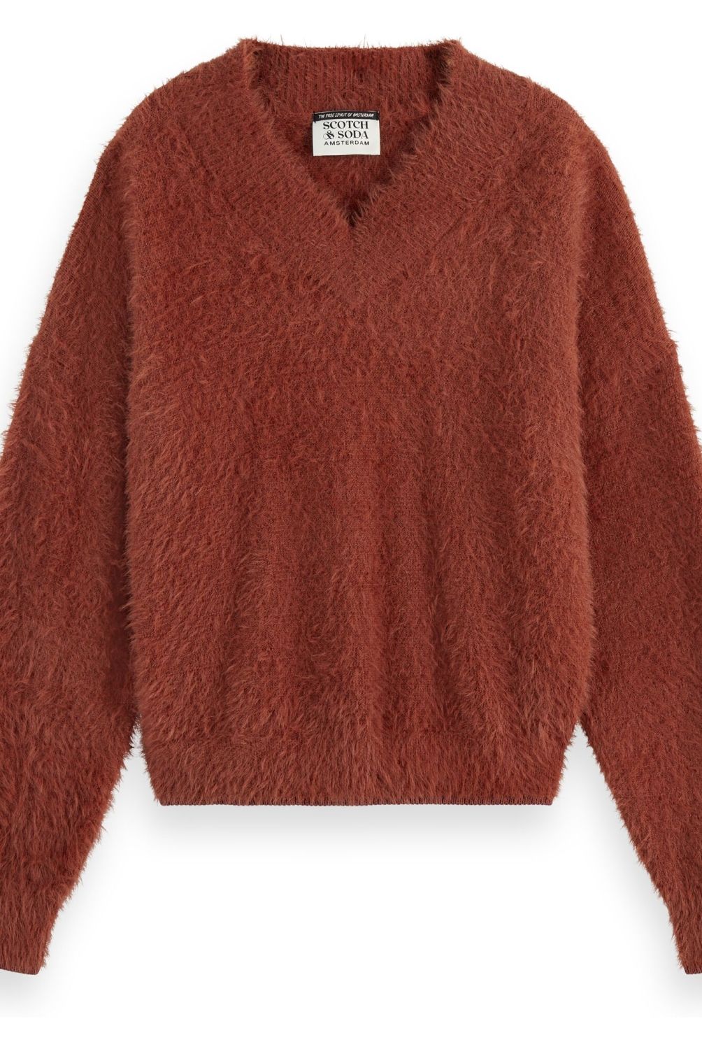 SCOTCHSODA - Sweater Cuello En V Mujer Scotchsoda