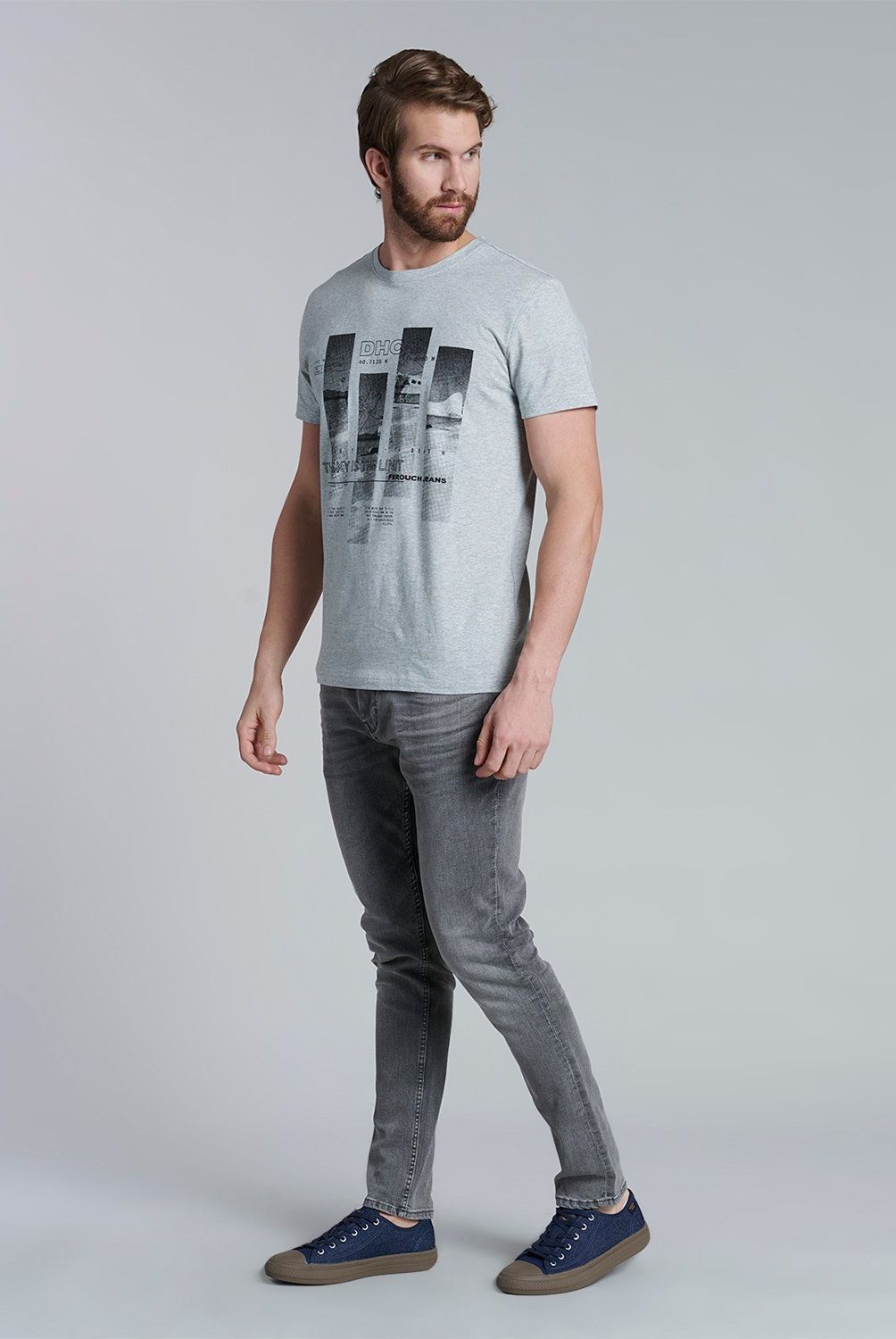 FEROUCH - Polera Manga Corta Algodón Hombre Ferouch