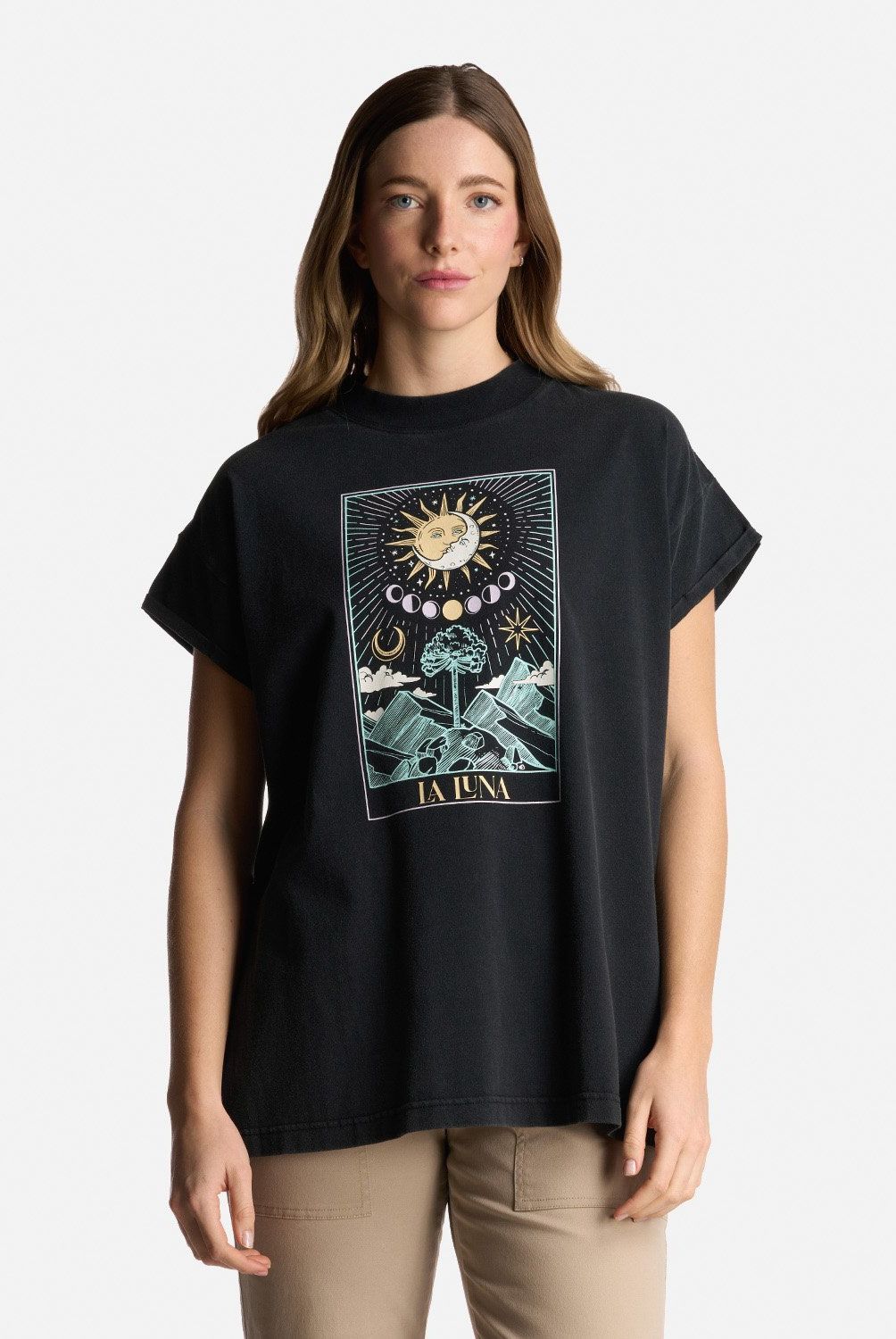 HAKA HONU - Polera Manga Corta Algodón Orgánico Regular Fit Mujer Haka Honu