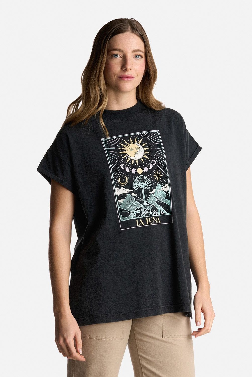 HAKA HONU - Polera Manga Corta Algodón Orgánico Regular Fit Mujer Haka Honu