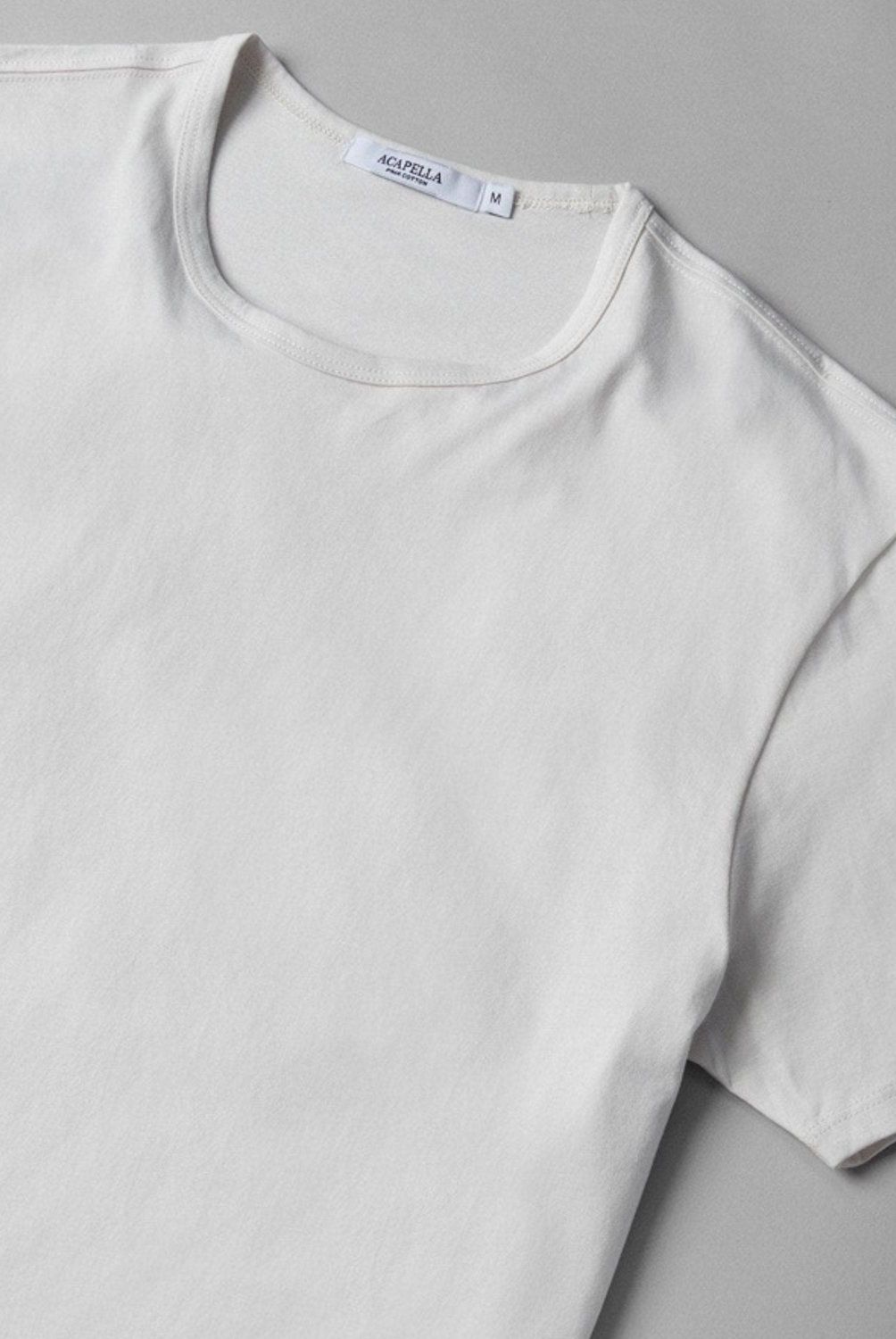 ACAPELLA - Polera Manga Corta Pima Curved Hombre Acapella