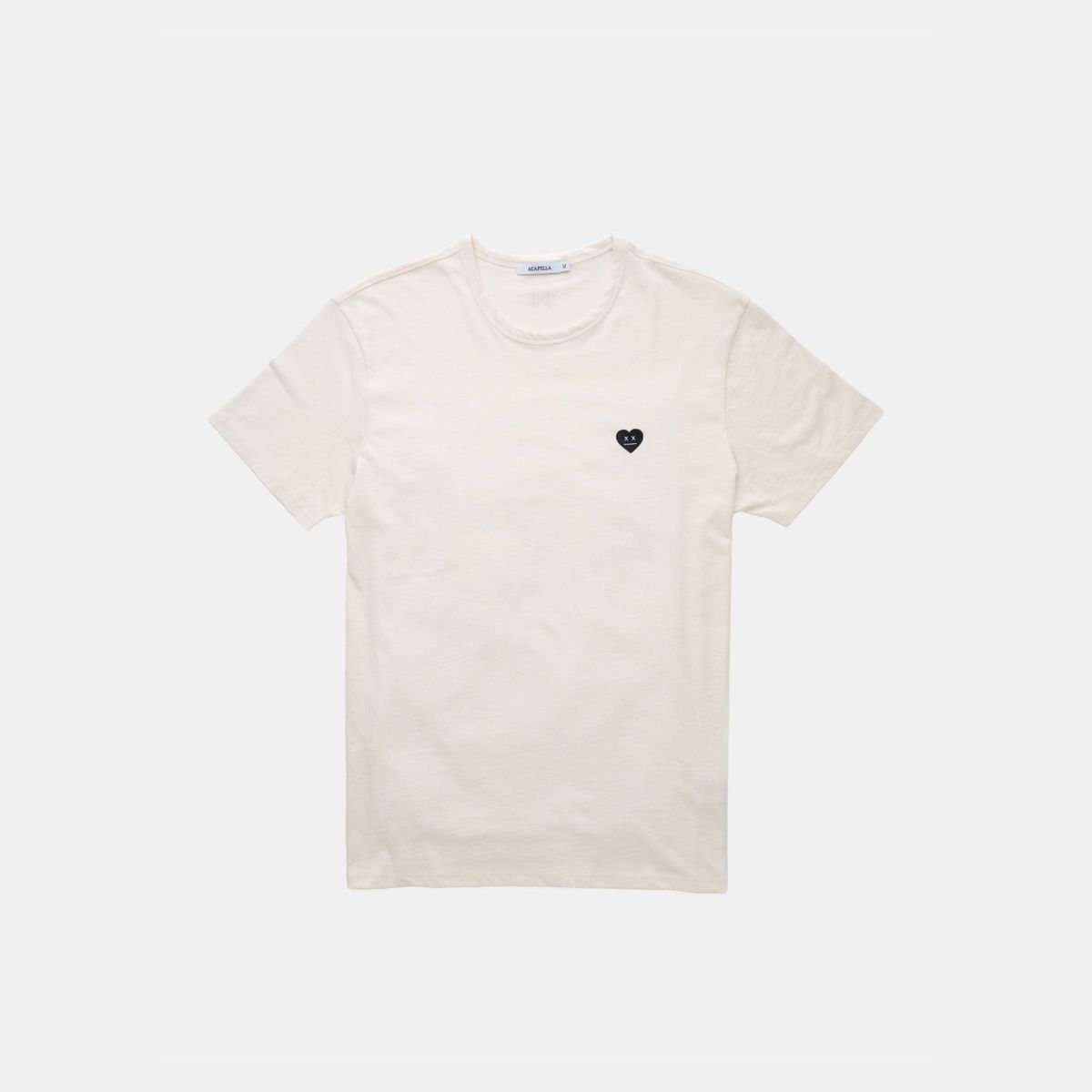 ACAPELLA - Polera Manga Corta Heart Face Tee Hombre Acapella