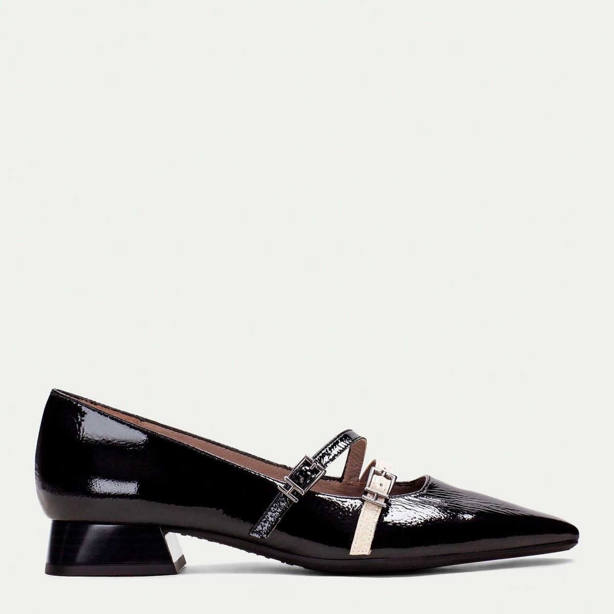 HISPANITAS - Zapato Casual Mujer Cuero Negro Hispanitas