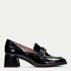 HISPANITAS - Zapato Casual Mujer Cuero Negro