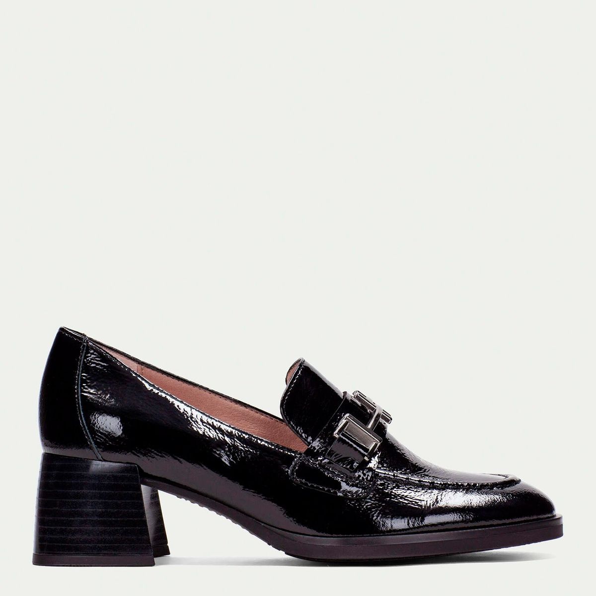 HISPANITAS - Zapato Casual Mujer Cuero Negro Hispanitas