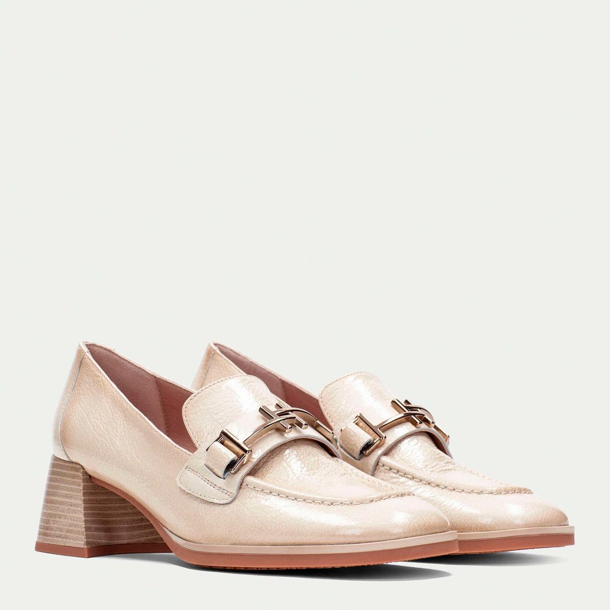 HISPANITAS - Zapato Casual Mujer Cuero Blanco Hispanitas