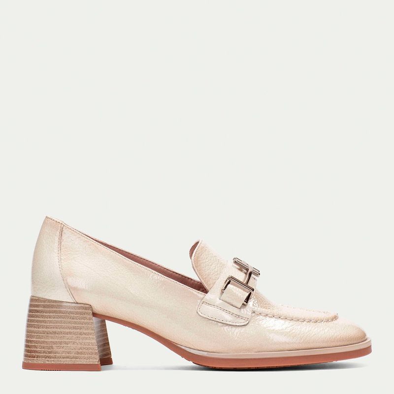 HISPANITAS - Zapato Casual Mujer Cuero Blanco Hispanitas