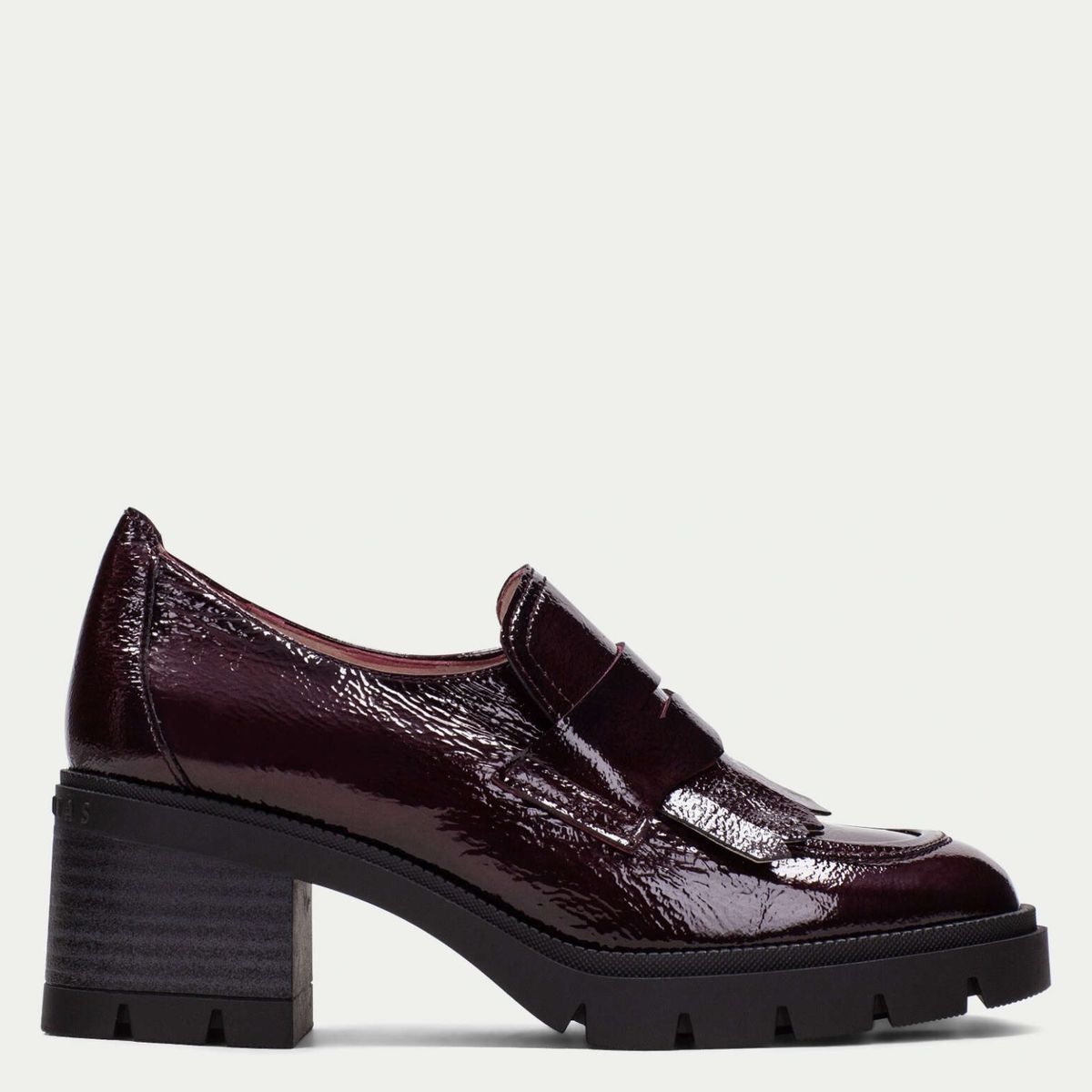 HISPANITAS - Zapato Casual Mujer Cuero Rojo Hispanitas