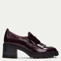 HISPANITAS - Zapato Casual Mujer Cuero Rojo