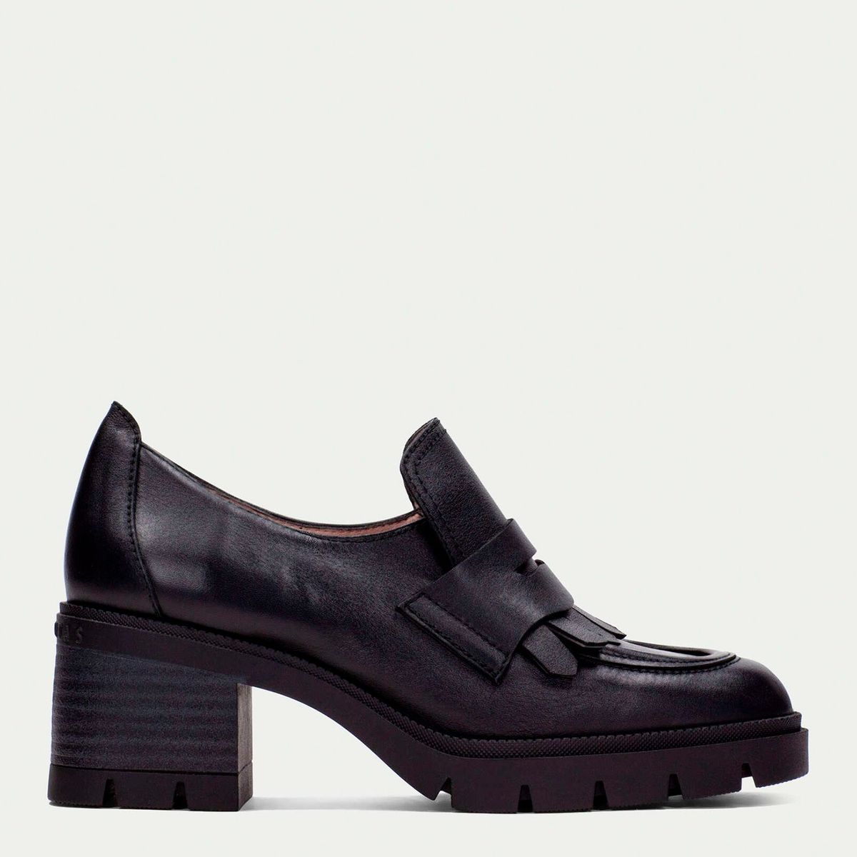 HISPANITAS - Zapato Casual Mujer Cuero Negro Hispanitas