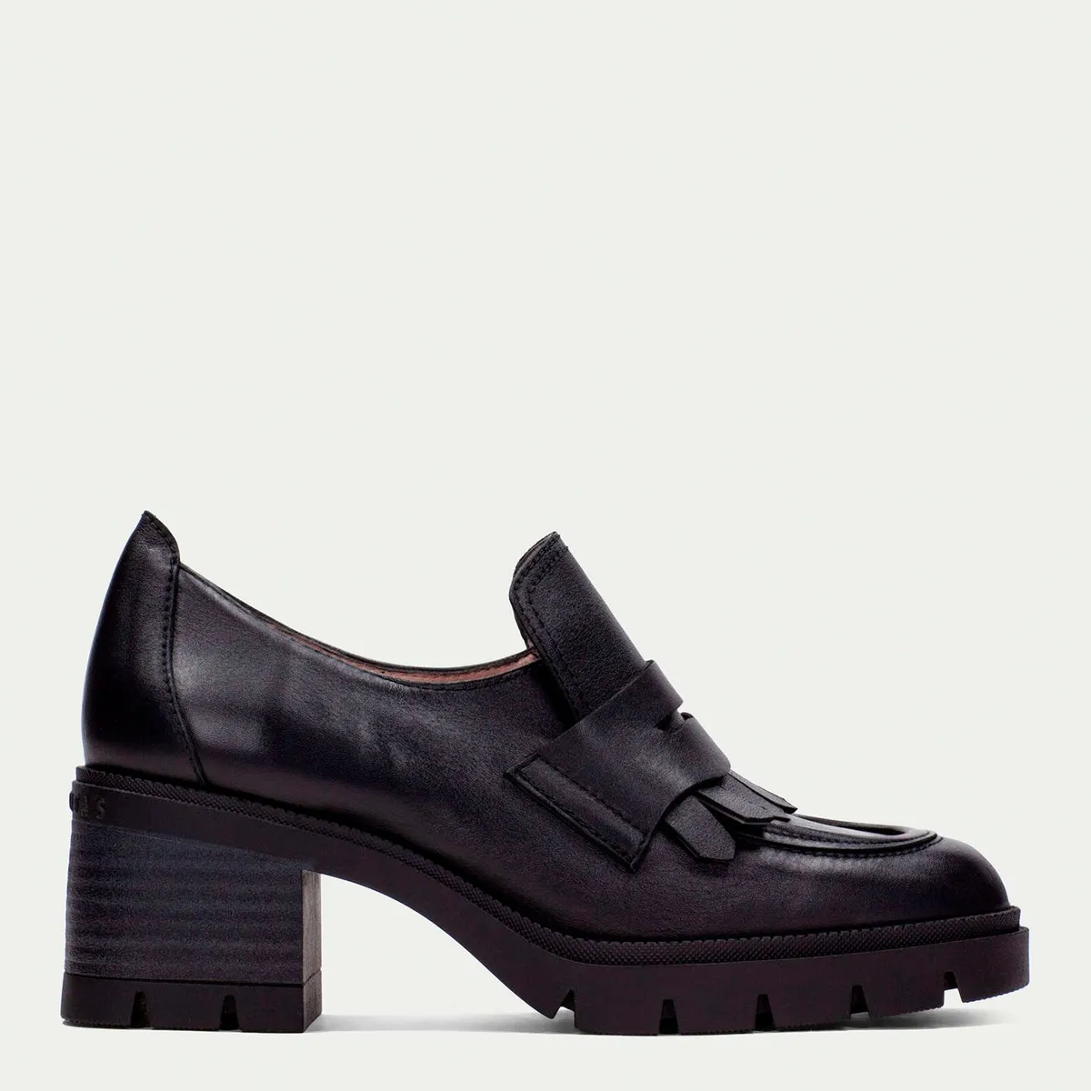 HISPANITAS - Zapato Casual Mujer Cuero Negro Hispanitas