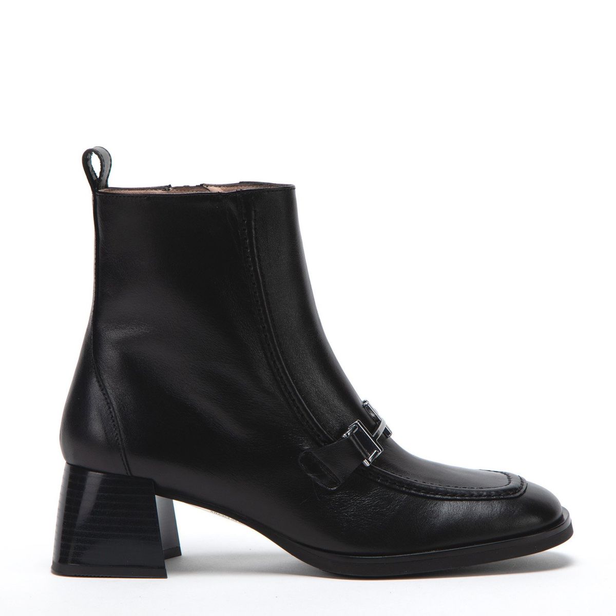 HISPANITAS - Botín Mujer Cuero Negro Hispanitas