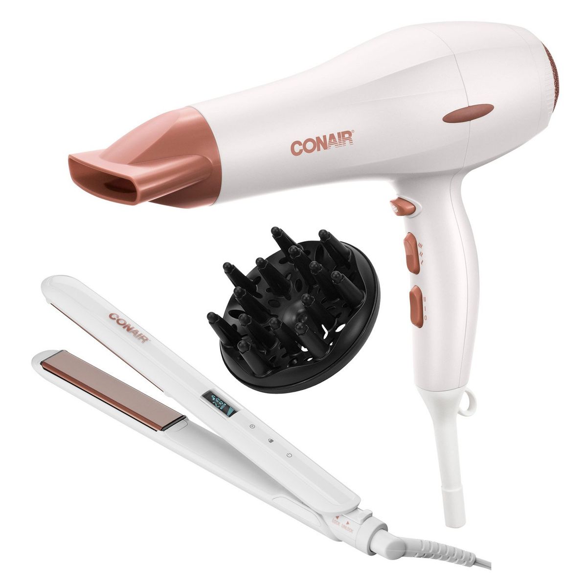 CONAIR - Pack Secador+Alisador Double Ceramic Conair