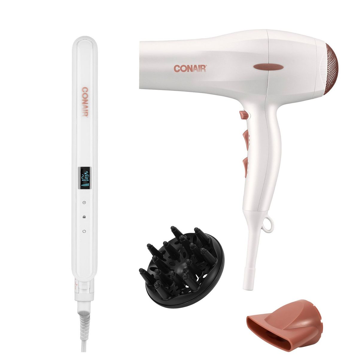 CONAIR - Pack Secador+Alisador Double Ceramic Conair