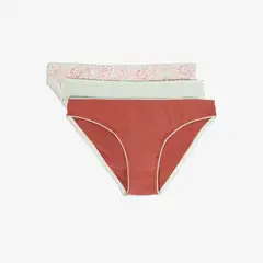 ETAM - Pack 3 Calzones Slip Johnnie Mujer