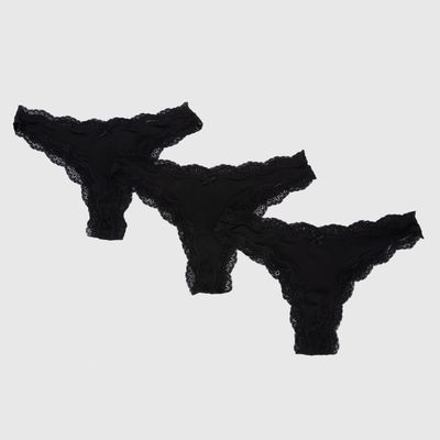 Imagen 1 del producto Pack 3 Calzones Tanga Jim Mujer