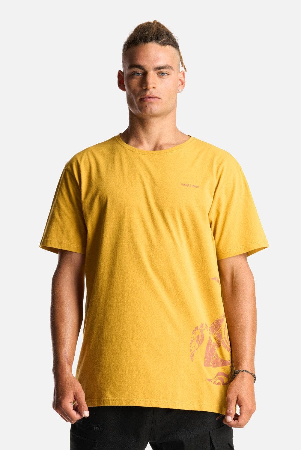 HAKA HONU - Polera Manga Corta Algodón Orgánico Regular Fit Hombre Haka Honu