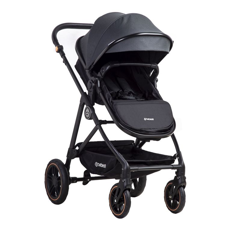 BEBESIT Coche Cuna Paseo Street Gris