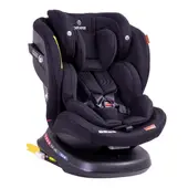 BEBESIT - Silla de Auto Convertible con Isofix Supra Premium 360° Negro