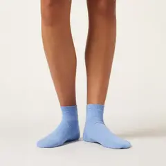 CALZEDONIA - Calcetines Cortos con Borde Rematado Mujer