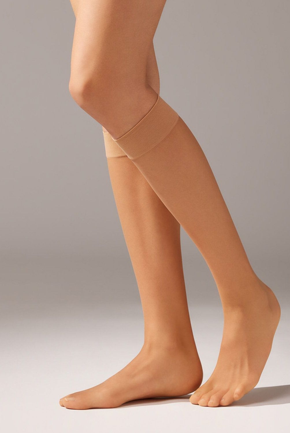 CALZEDONIA - Calcetín de Media Transparente Denier 8 Mujer Calzedonia