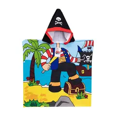 DORAL - Toalla De Playa Infantil Con Capucha Pirata 220 Gsm