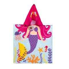 DORAL - Toalla De Playa Infantil Con Capucha Sirena 220 Gsm
