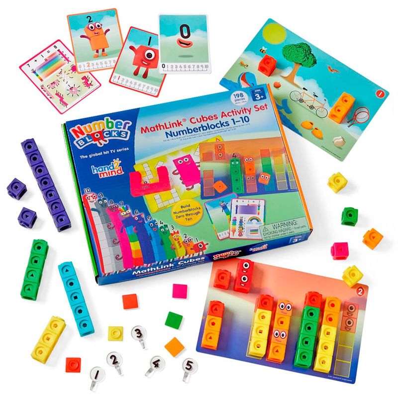 GENERICO - Mathlink Cubes Del 1-10 Numberblocks Hand2Mind