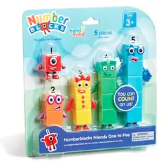 GENERICO - Set De Figuras Amigos Del 1 Al 5 Numberblocks Hand2Mind