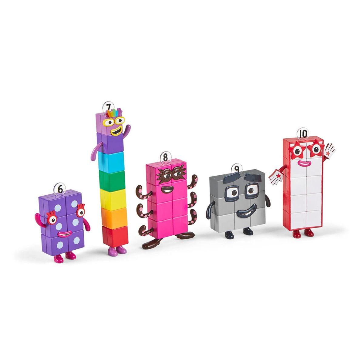 GENERICO - Set De Figuras Amigos Del 6 Al 10 Numberblocks Hand2Mind