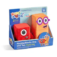 GENERICO - Plush De Uno Y Dos Amigos Juguetones Numberblocks Hand2Mind