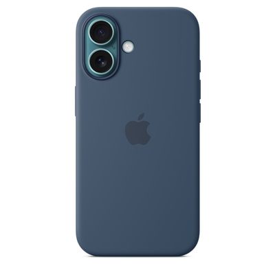 Imagen 2 del producto Carcasa de Silicona con MagSafe iPhone 16 Azul  Denim