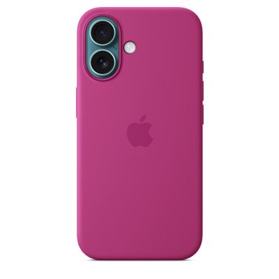 Imagen 2 del producto Carcasa de Silicona con MagSafe iPhone 16 Fucsia