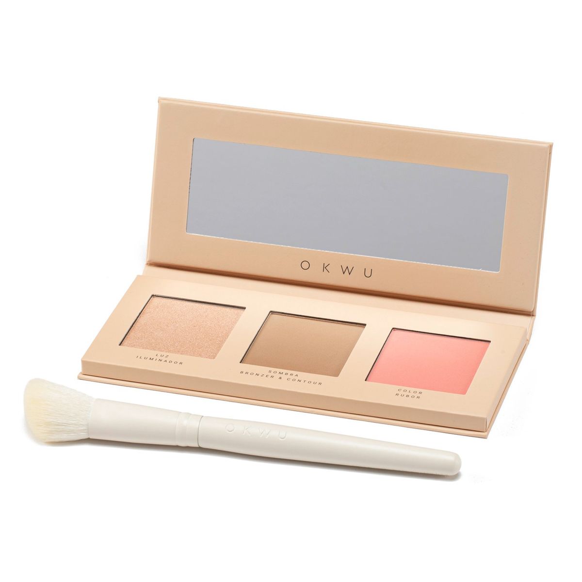 OKWU - Set Paleta Colores Naturales + Brocha Okwu