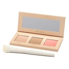 OKWU - Set Paleta Colores Naturales + Brocha