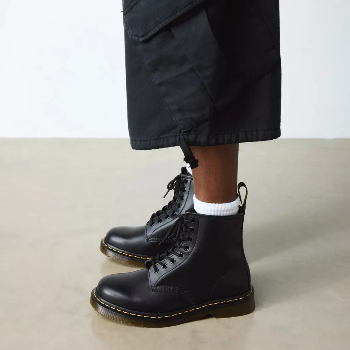 DR MARTENS - 1460 Smooth Botín Hombre Cuero Negro Dr Martens