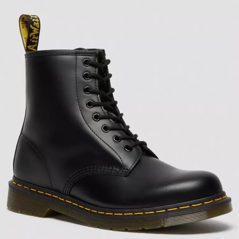 1460 Botín Hombre Cuero Smooth Negro